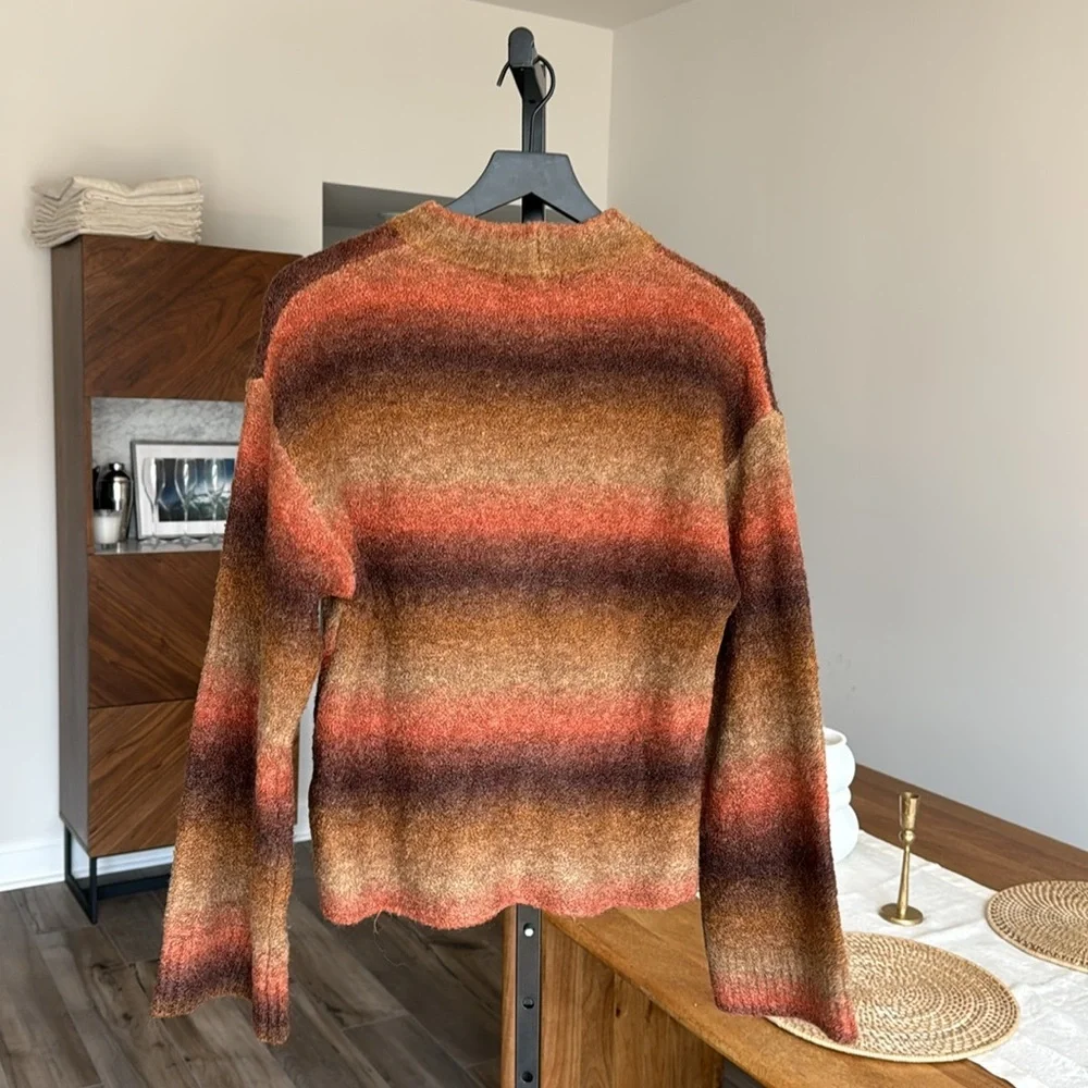 NA-KD oversized ombré knitted sweater XS - Picture 2 of 3